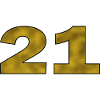 21 Gold Birthday