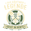 Gardener Legend in Retirement Retirement Gift