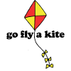 Red Yellow Diamond Kite