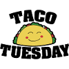 Cheerful Taco Smile Illustration