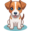 Little Cartoon Puppy