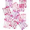 Love Cascading Romantic Lettering