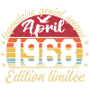 1968 April Birthday April 1968