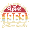 1969 April Birthday April 1969
