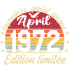 1972 April Birthday April 1972