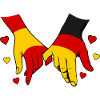 Spanien_Deutschland_Flagge_Haendehalten