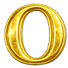 Goldenes Ring-O Design