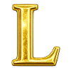 Golden L Monogram