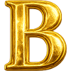 Gold 'B' Monogram