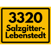 ANCIEN CODE POSTAL RETRO 3320 SALZGITTER