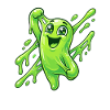 Green Slime Grimace Splash