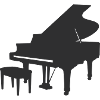Pianosilhouette – Silent Piano Art