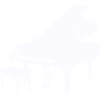 Piano Silhouette Monochrome