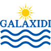 Galaxidi-Sonne und Wellen