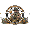 Pirate with loot and beer