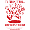 Red Brain Comic: Stop Thinking