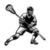 Lacrosse player