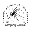 Campinggruppe mygge-sjov sommerlejrtur