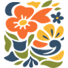 Abstract Floral Pattern Illustration