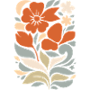 Abstract Floral Pattern Illustration