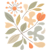 Abstract Floral Pattern Illustration