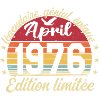1976 April Birthday April 1976