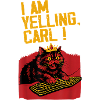 I scream, Carl! – Funny cat design