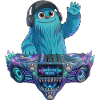 DJ Fluffo - Monster Beats - Fluffonster Design
