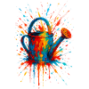 Sprøjtvandkande - Splash Art Grøntsagshave