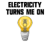 Physics joke: Electricity turns me on (electrician