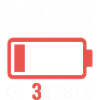 Mama von 3 Mädchen Batterie-Symbol