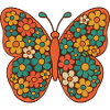 Flower Wings Butterfly Art