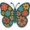 Blumenbunt-Schmetterling