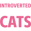 Introverted discuss with cat
