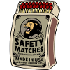 Scatola vintage dei Lion Safety Matches