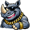 Rhino Streetstyle mit Goldkette