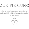 Zur Firmung Bibelvers Kleeblatt