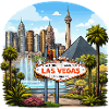 Las Vegas Neon Sign & Skyline