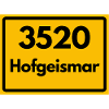 ANCIEN CODE POSTAL RETRO 3520 HOFGEISMAR