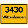 ANCIEN CODE POSTAL RÉTRO 3430 WITZENHAUSEN