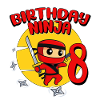 Compleanno Ninja 8 anni Regalo per la festa di compleanno