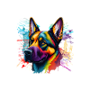 Deutscher Schäferhund-Schlafanzug-Humor