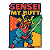 Sensei My Butt Samurai Cartoon