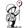 Loving Tiny Soldier Balloon