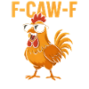 F-Kra-F Cool Hanehumor Siger Sjove Dyr