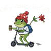 Frog on Tour Coffee Adventure