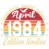 1984 April Birthday April 1984