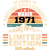 Millésime Anniversaire Mars 1971 March 1971
