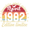 1982 avril Anniversaire avril 1982