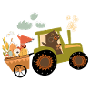 Animal Tractor Adventure Train